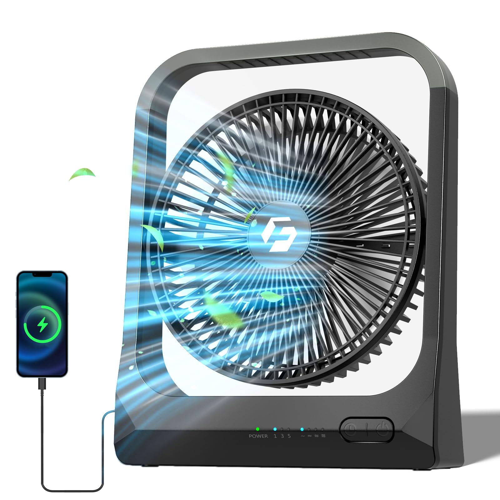Amazon.com: 20800mAh Rechargeable Fan, 8-Inch Battery Powered Fan Amazon.com: 20800mAh Rechargeable Fan, 8-Inch Battery Powered Fan